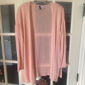 H&M Divided M Blush Peach Pink Knit Lightweight Sweater